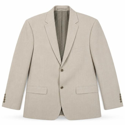 Greenwoods Men’s Beige Regular Fit Blazer Jacket 40R Single-Breasted