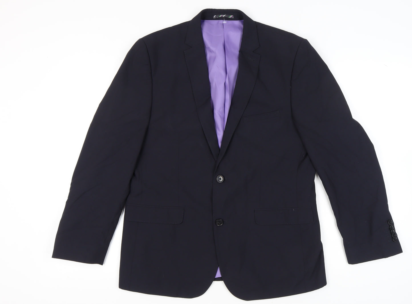 Harry Brown Men’s Black Slim Fit Blazer Jacket 42S