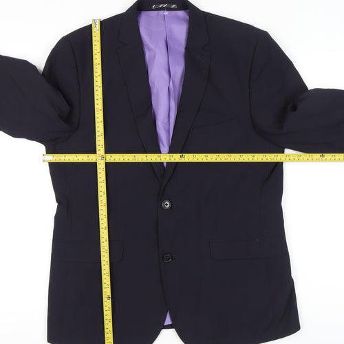 Harry Brown Men’s Black Slim Fit Blazer Jacket 42S