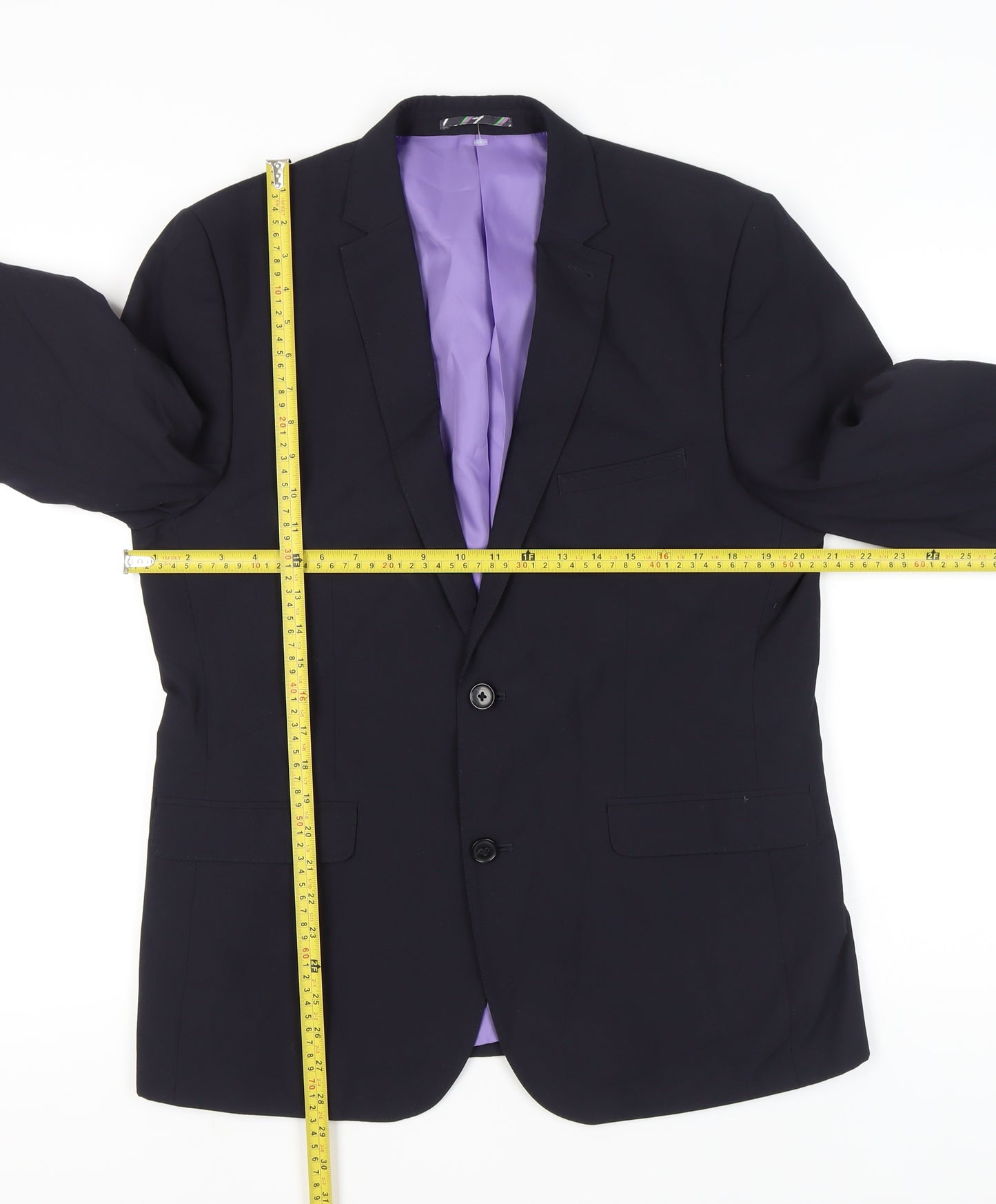 Harry Brown Men’s Black Slim Fit Blazer Jacket 42S