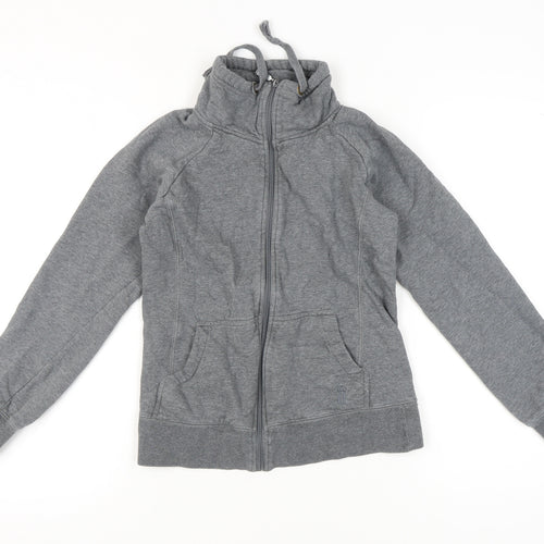 ONLY Unisex Kids Grey Full Zip Hoodie Sweatshirt Size M Regular Fit