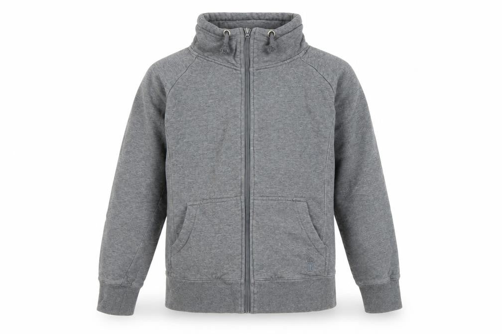 ONLY Unisex Kids Grey Full Zip Hoodie Sweatshirt Size M Regular Fit