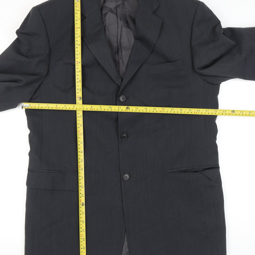 Marks and Spencer Men’s Graphite 42L Wool Blend Blazer Jacket