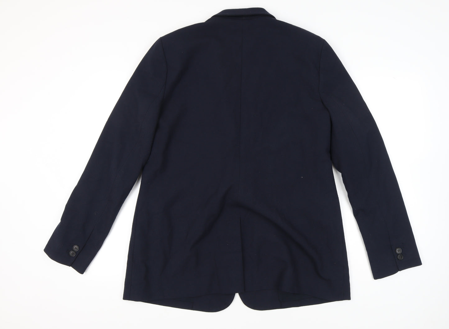 GAP Womens Blue XL Tall Single Breasted Blazer Jacket Workwear