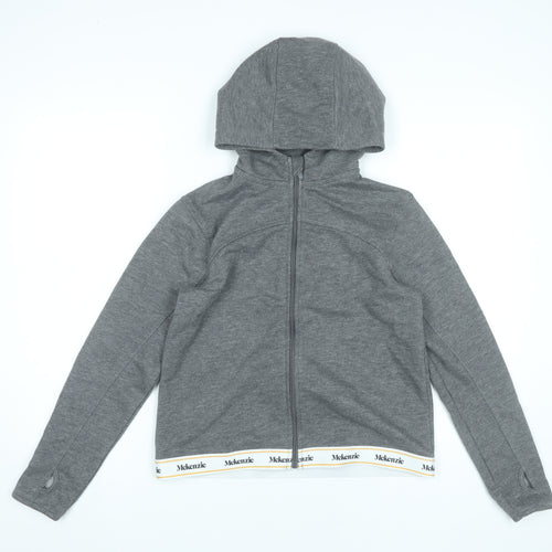 McKenzie Boys Grey Full Zip Hoodie 13-15 Years Casual Sportswear