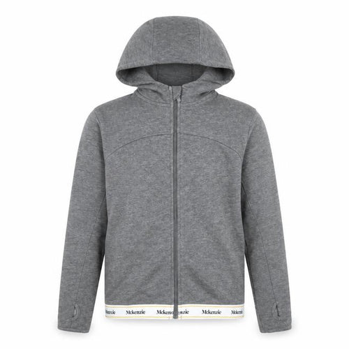 McKenzie Boys Grey Full Zip Hoodie 13-15 Years Casual Sportswear
