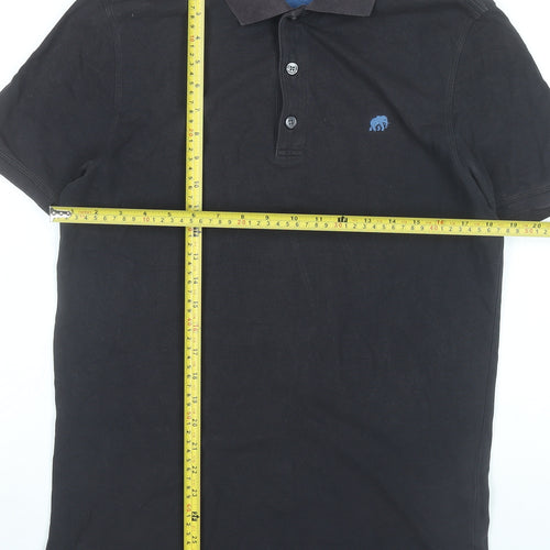 Banana Republic Men's Black Small Polo Shirt Cotton Stretch