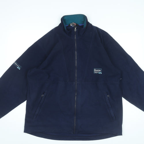 Trespass Men’s Blue Fleece 1/4 Zip Sweatshirt Size S Outdoor Hiking