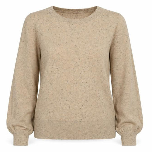 Next Women’s Beige Size 8 Crew Neck Long Sleeve Knit Jumper