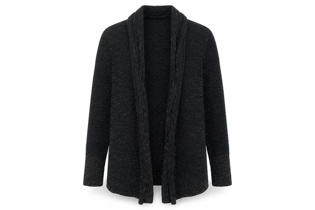 GAP Kids Girls Black Knit Cardigan Jumper Size 10-11 Years Long Sleeve