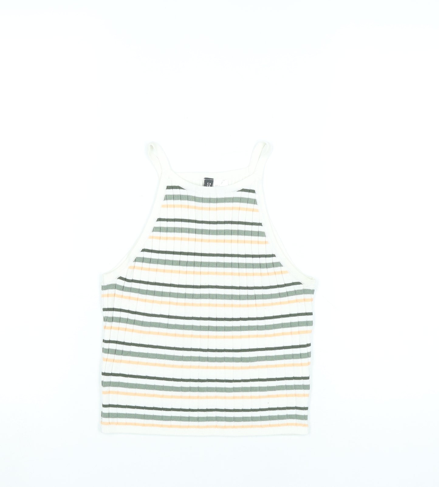 H&M Divided Women’s Multicoloured Striped Tank Top Size S