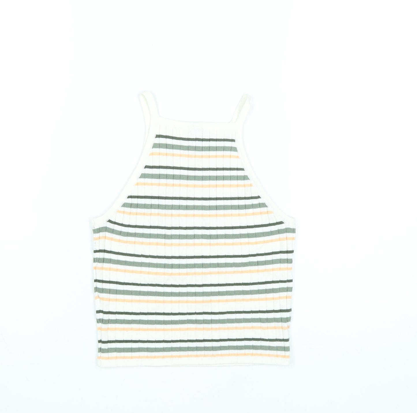 H&M Divided Women’s Multicoloured Striped Tank Top Size S