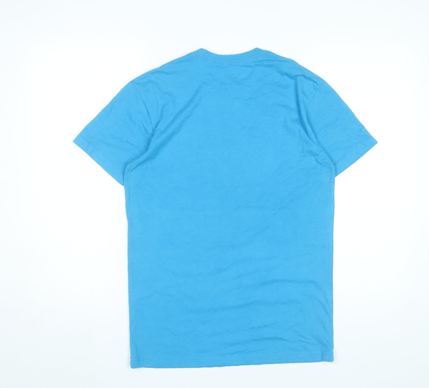 Hollister Men’s Blue Graphic Logo T-Shirt Small Regular Fit