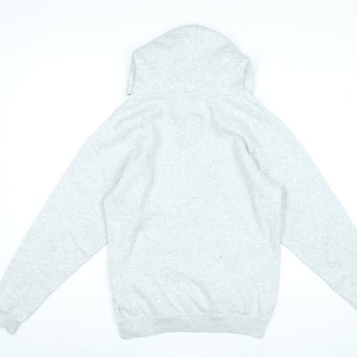 PrettyLittleThing Women’s Grey XS Pullover Hoodie Cotton Blend