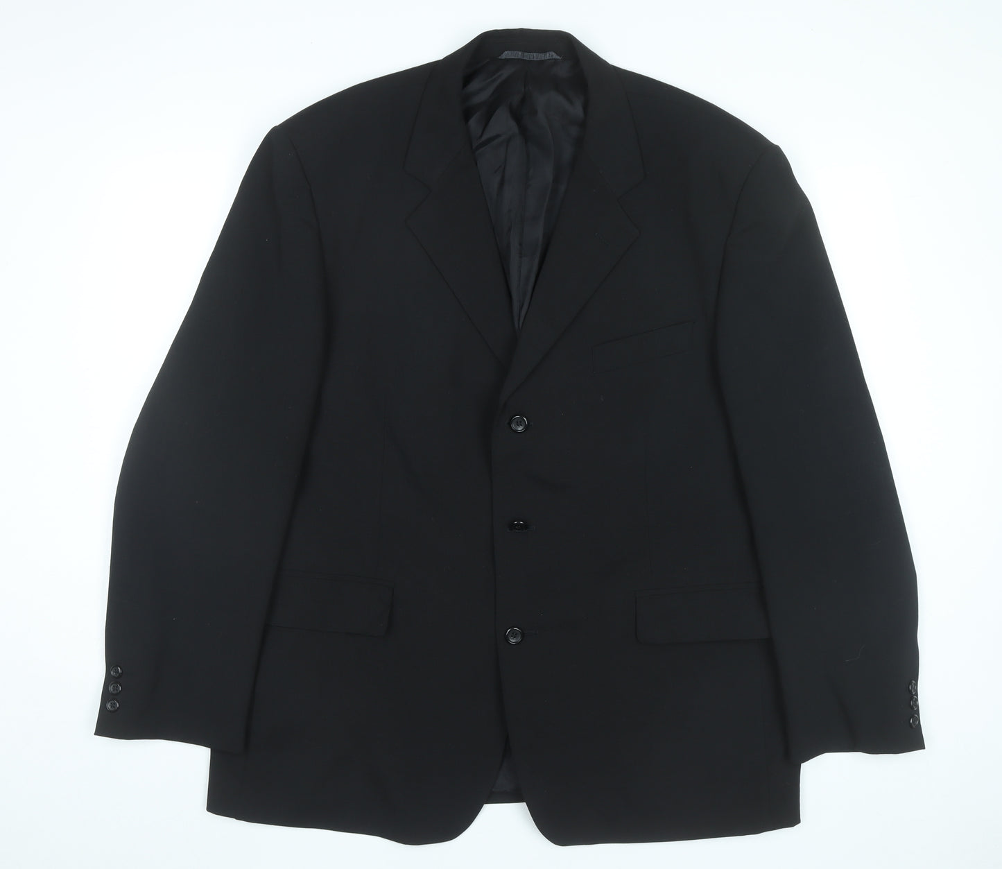 Burton Menswear Men's Black 46 Chest Regular Fit Blazer Jacket