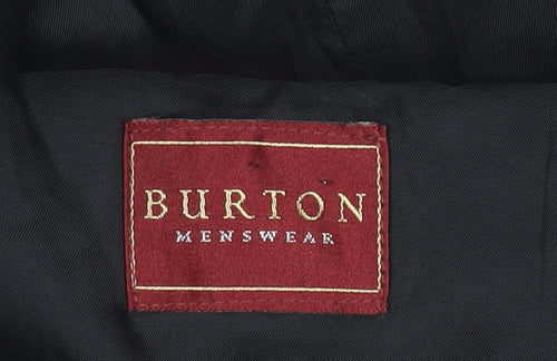 Burton Menswear Men's Black 46 Chest Regular Fit Blazer Jacket