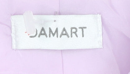 Damart Womens Pink Jacket Size 16 Full Zip Collared Casual Coat