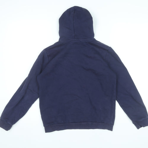 Puma Boys Blue Pullover Hoodie 13-14 Years Sports Casual Cotton