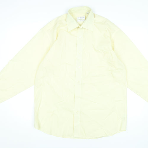 Van Heusen Men’s Beige 16” 41cm Regular Fit Long Sleeve Dress Shirt