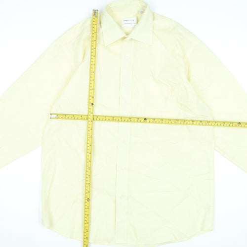 Van Heusen Men’s Beige 16” 41cm Regular Fit Long Sleeve Dress Shirt