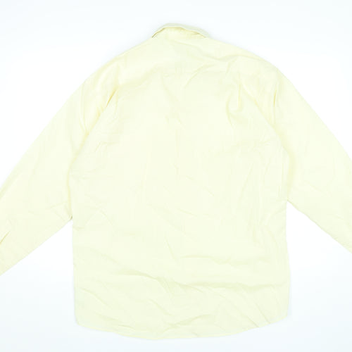 Van Heusen Men’s Beige 16” 41cm Regular Fit Long Sleeve Dress Shirt