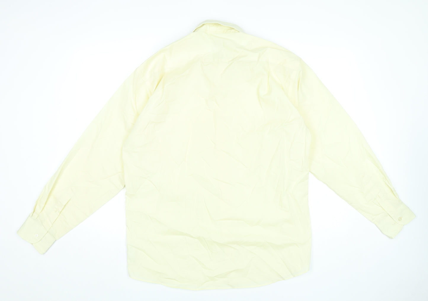 Van Heusen Men’s Beige 16” 41cm Regular Fit Long Sleeve Dress Shirt