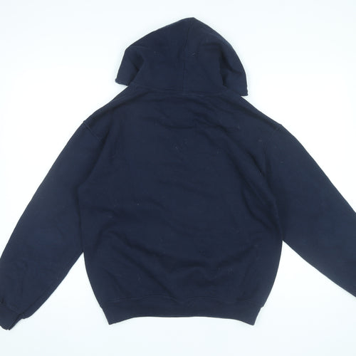 G&G Women’s Black Pullover Hoodie Small Logo Cotton Blend