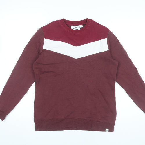 TOG24 Women’s Red Colourblock Sweatshirt Size 8 Pullover