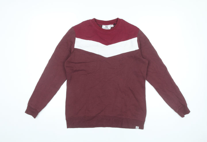 TOG24 Women’s Red Colourblock Sweatshirt Size 8 Pullover