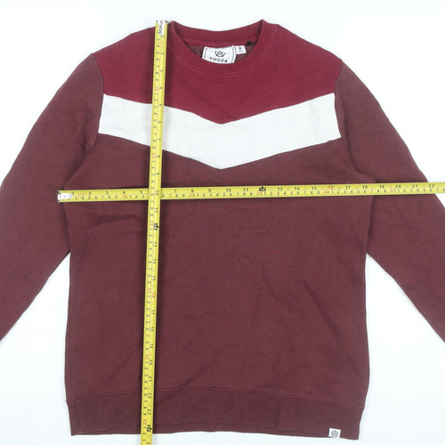TOG24 Women’s Red Colourblock Sweatshirt Size 8 Pullover