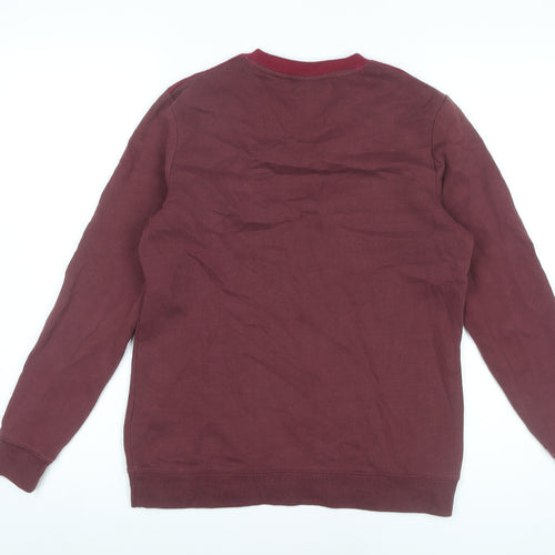 TOG24 Women’s Red Colourblock Sweatshirt Size 8 Pullover