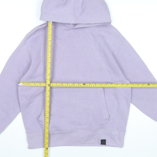 Pull&Bear Men’s Purple XS Pullover Hoodie with Pocket