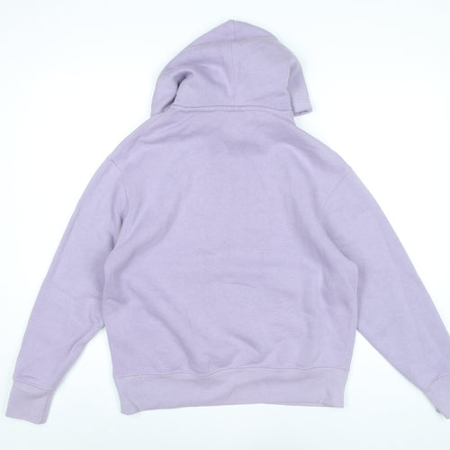 Pull&Bear Men’s Purple XS Pullover Hoodie with Pocket
