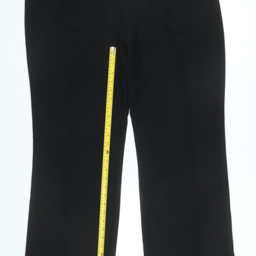 Essence Womens Black Size 18 Dress Pants Straight Formal Trousers
