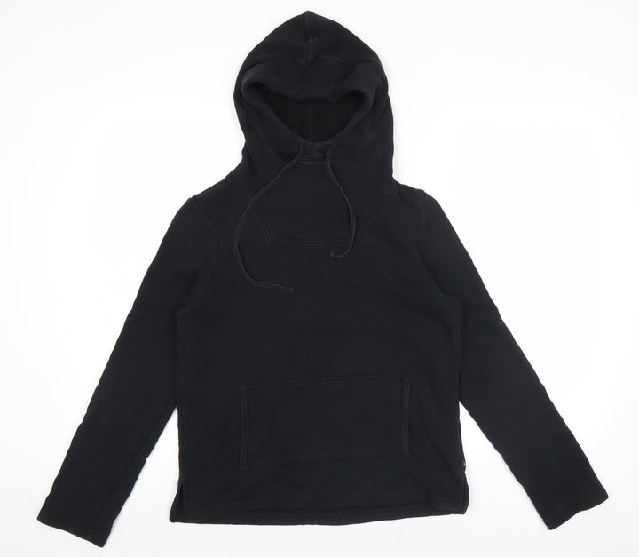 Ralph Lauren Polo Jeans Womens Black Pullover Hoodie Medium Cotton Blend