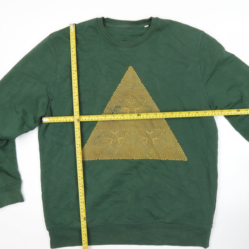 Stanley/Stella Mens Green XL Crew Neck Graphic Sweatshirt