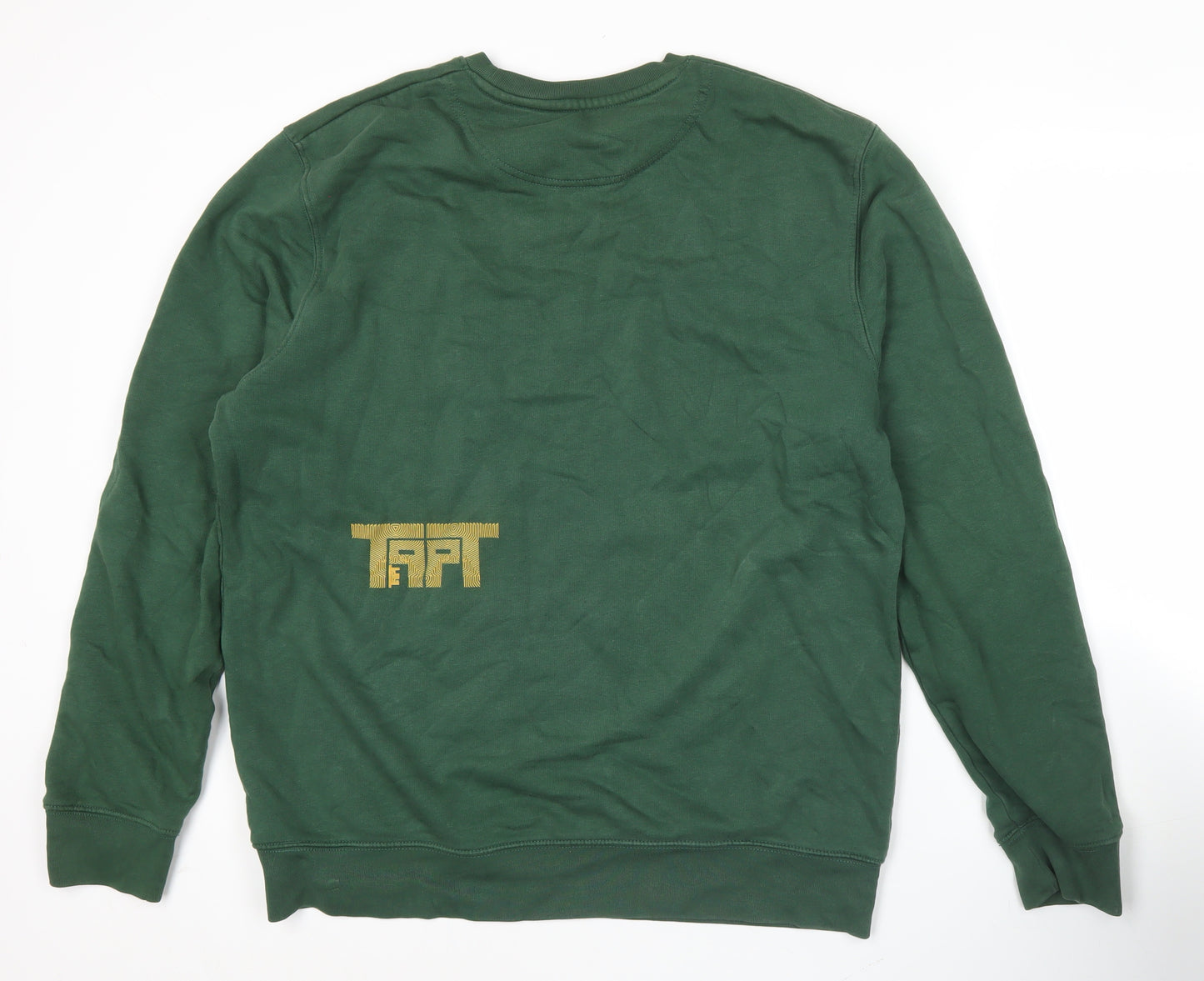 Stanley/Stella Mens Green XL Crew Neck Graphic Sweatshirt
