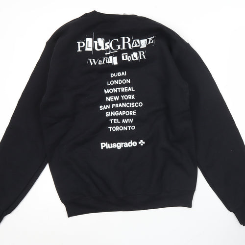 Gildan Women’s Black Pullover Sweatshirt Small PlusGrade Graphic