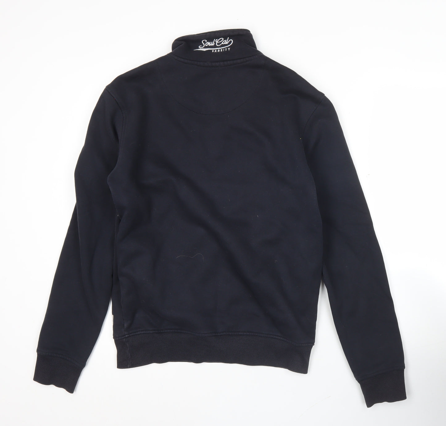 SoulCal & Co Men’s Blue Medium 1/4 Zip Embroidered Sweatshirt