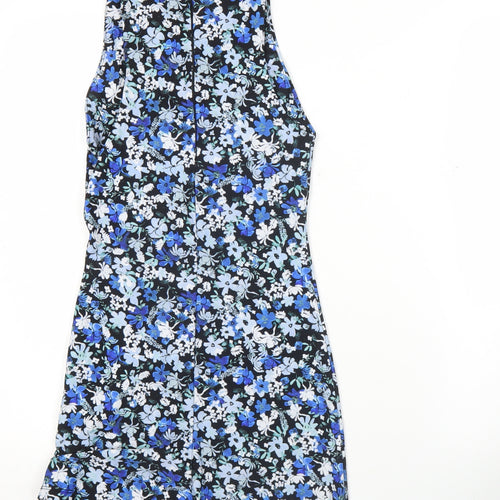 Zara Women’s Multicoloured Floral Playsuit Size 8 Sleeveless