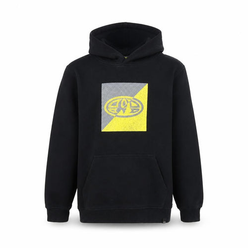Animal Boys Black Pullover Hoodie 11-12 Years Logo Graphic Cotton Blend