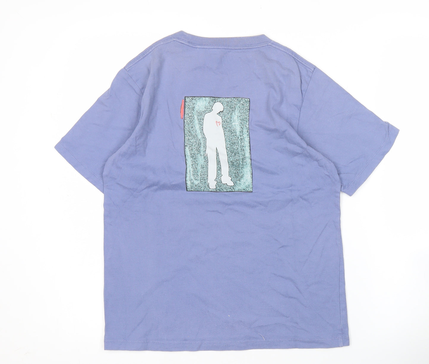 Uniqlo Troye Sivan Blue XS Unisex Graphic T-Shirt Short Sleeve
