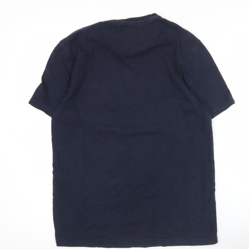 Original Penguin Men's Blue Small Crew Neck Pocket T-Shirt