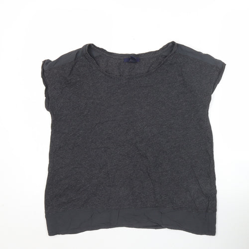 Gap Women's Grey Cotton Blend Sleeveless T-Shirt Size S Casual