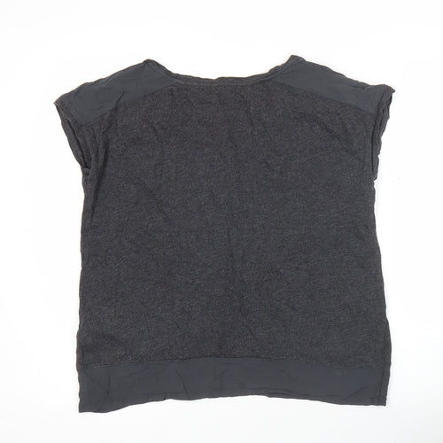 Gap Women's Grey Cotton Blend Sleeveless T-Shirt Size S Casual