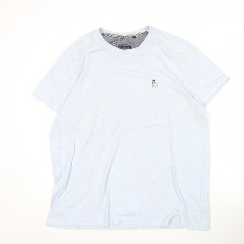 Spitalfields Men’s Blue XL Crew Neck Short Sleeve T-Shirt