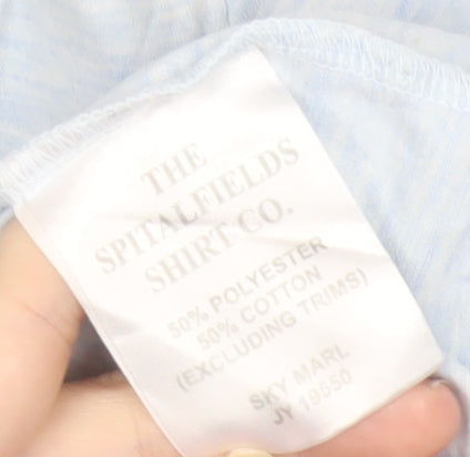 Spitalfields Men’s Blue XL Crew Neck Short Sleeve T-Shirt