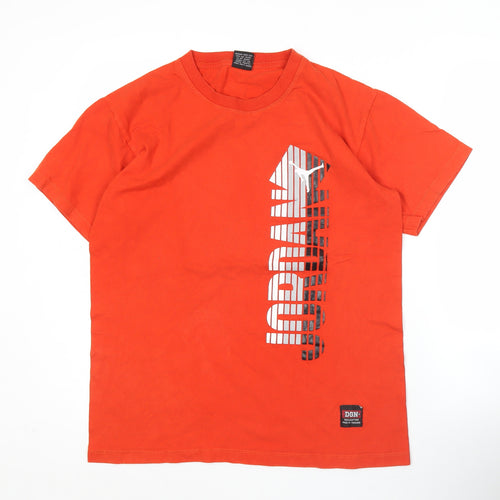 DGN Mens Red Sports Graphic Print T-Shirt Size L