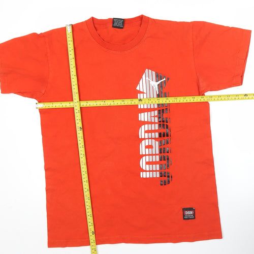 DGN Mens Red Sports Graphic Print T-Shirt Size L