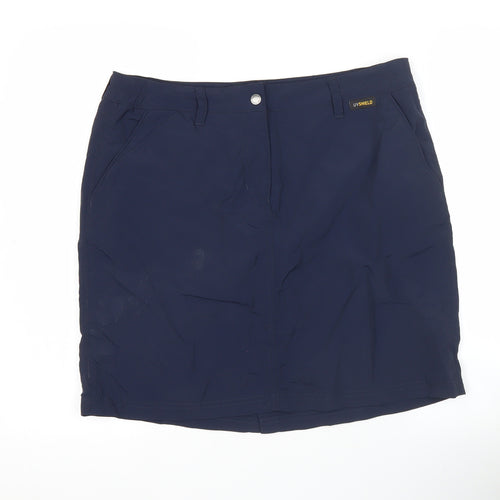 Jack Wolfskin Women Blue Size 10 Outdoor Travel Skirt with Pockets